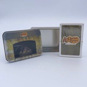 Cracker Barrel Holographic Tin + Card Deck Sealed